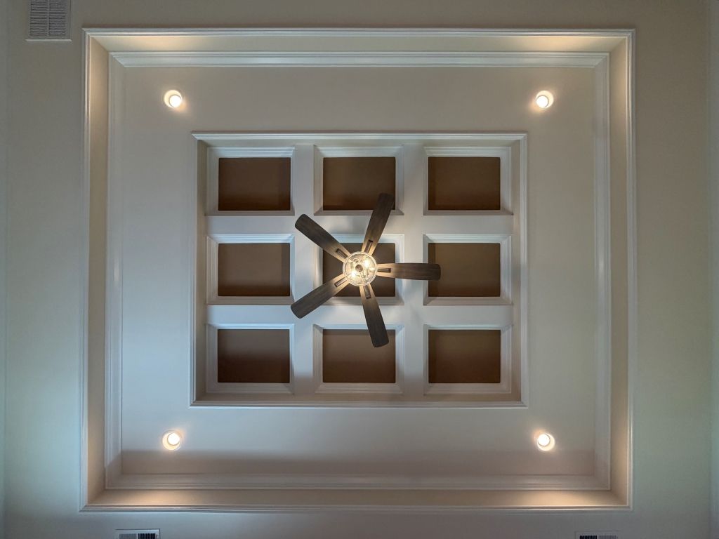 Double Tray Coffered Ceiling