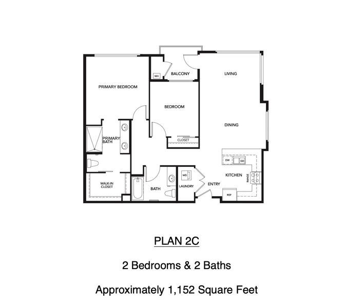 Plan 2C floor plan