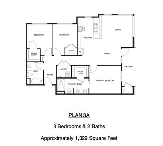 Plan 3A Floor Plan - Legend SantaClara LLC