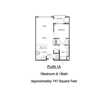 Plan 1A Floor Plan - Legend SantaClara LLC