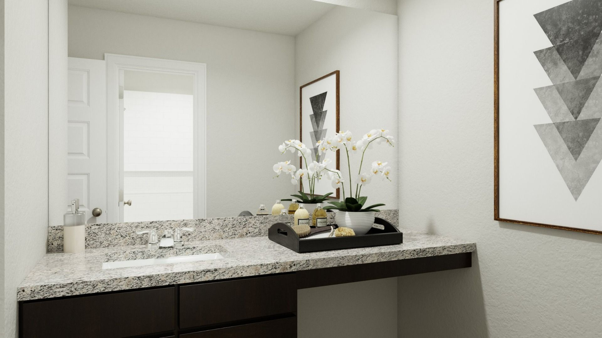 Secondary bathroom
