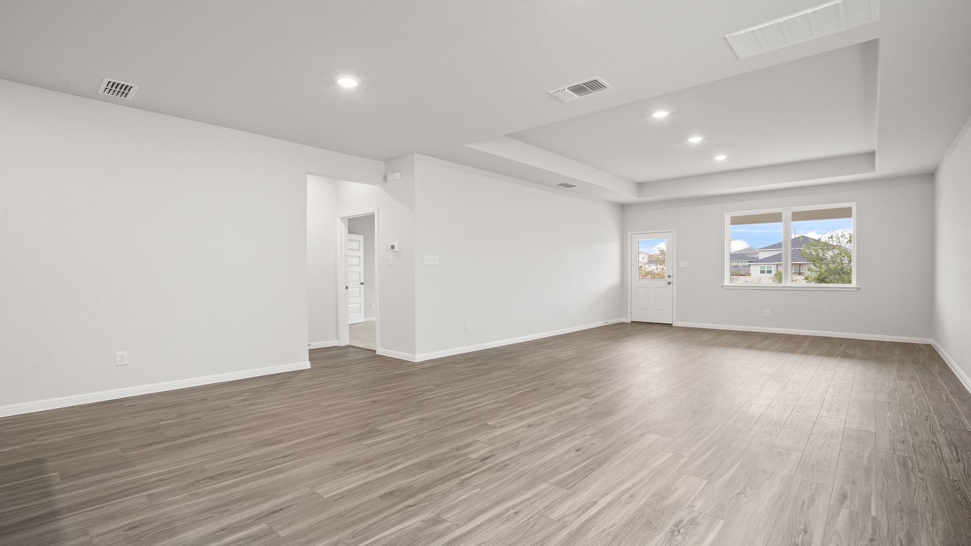 Dining and family room