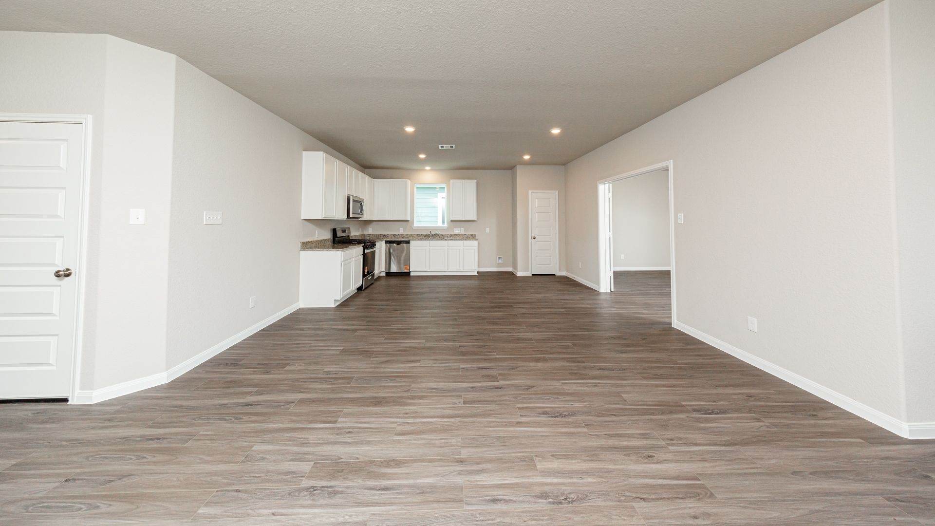 Family Room, Dining Area, Kitchen, and Flex Room