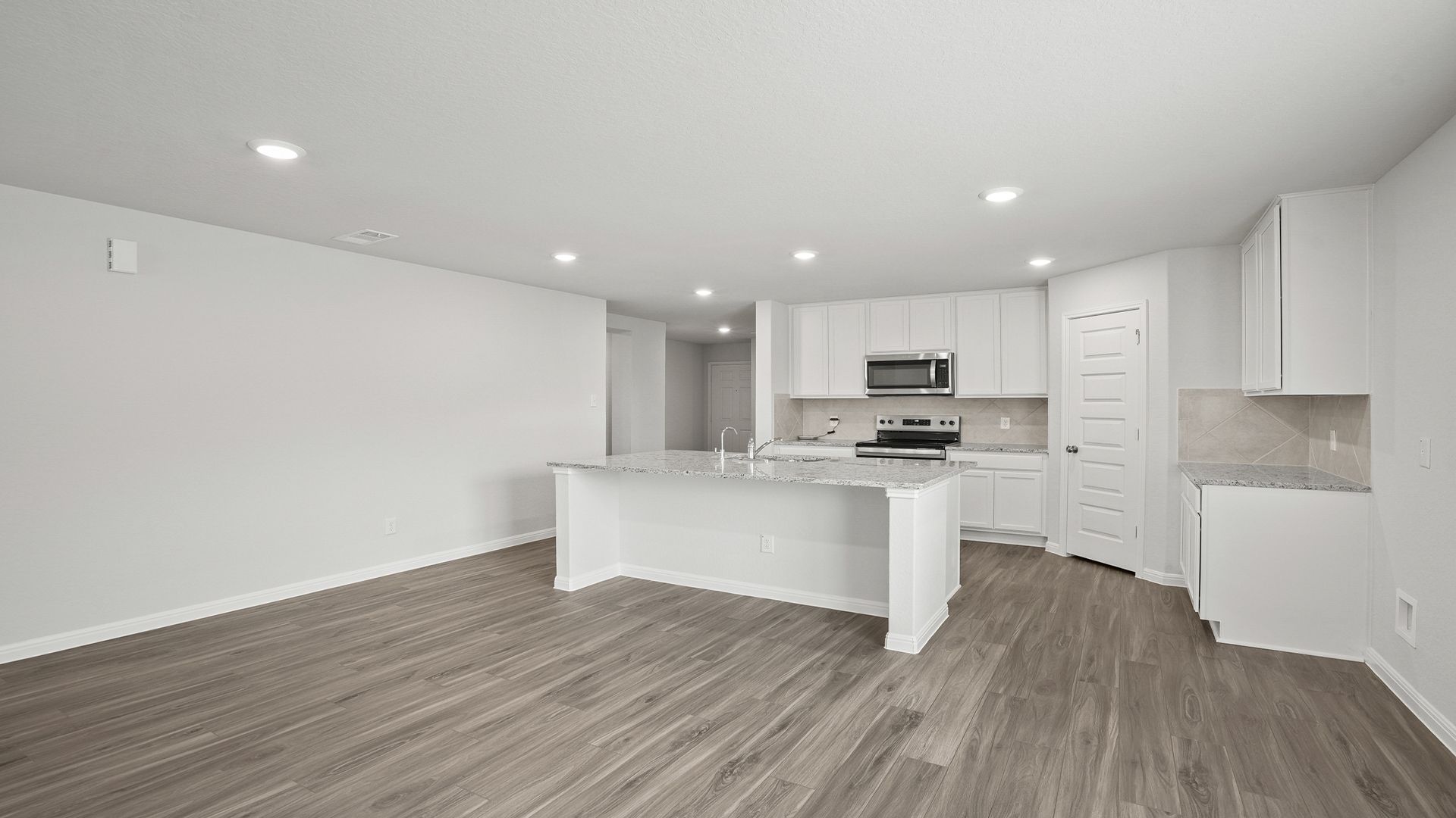 Dining and kitchen