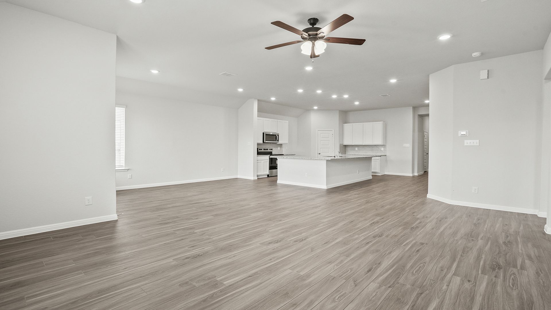 Breakfast area to family room