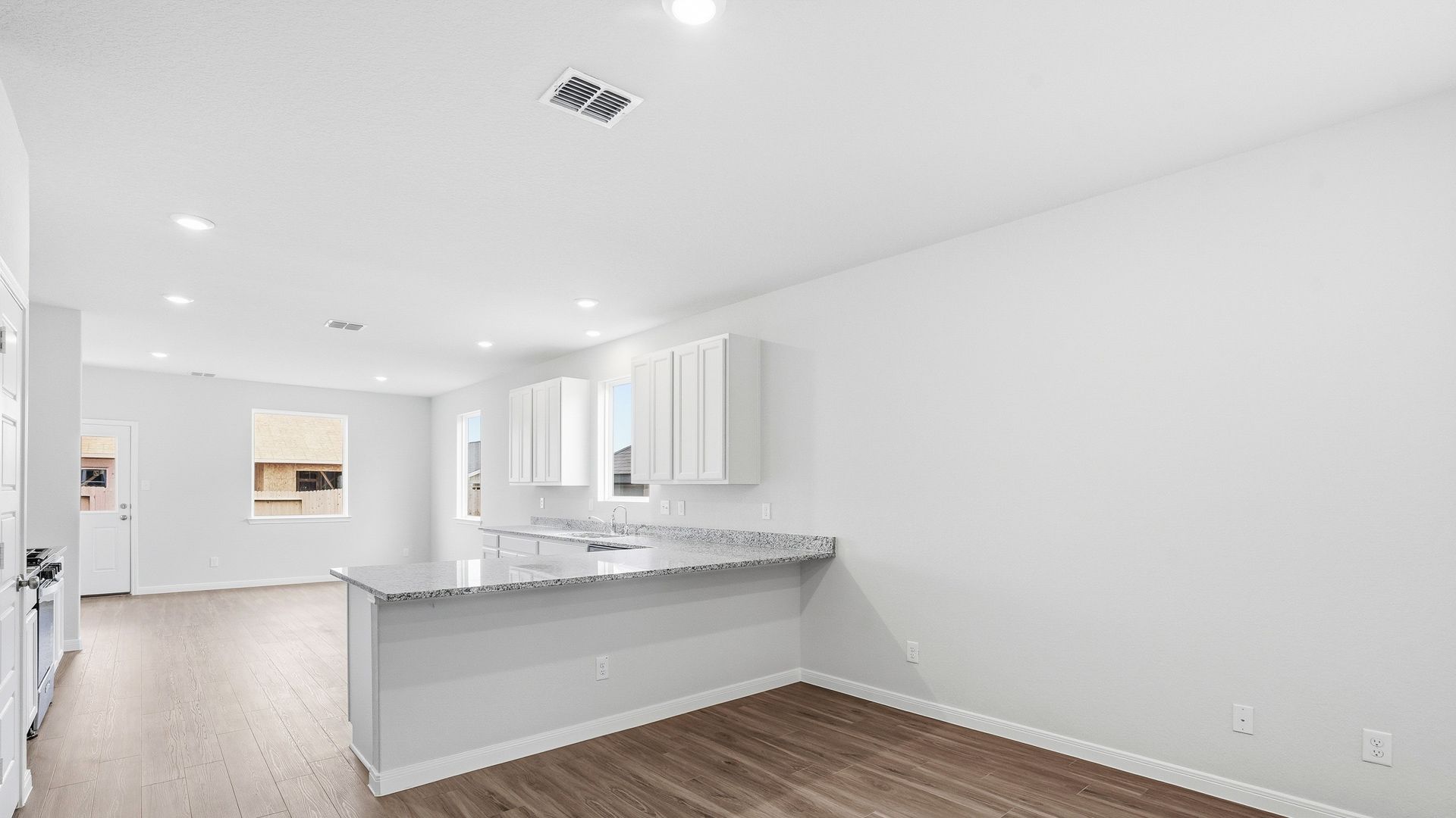 Family room to kitchen
