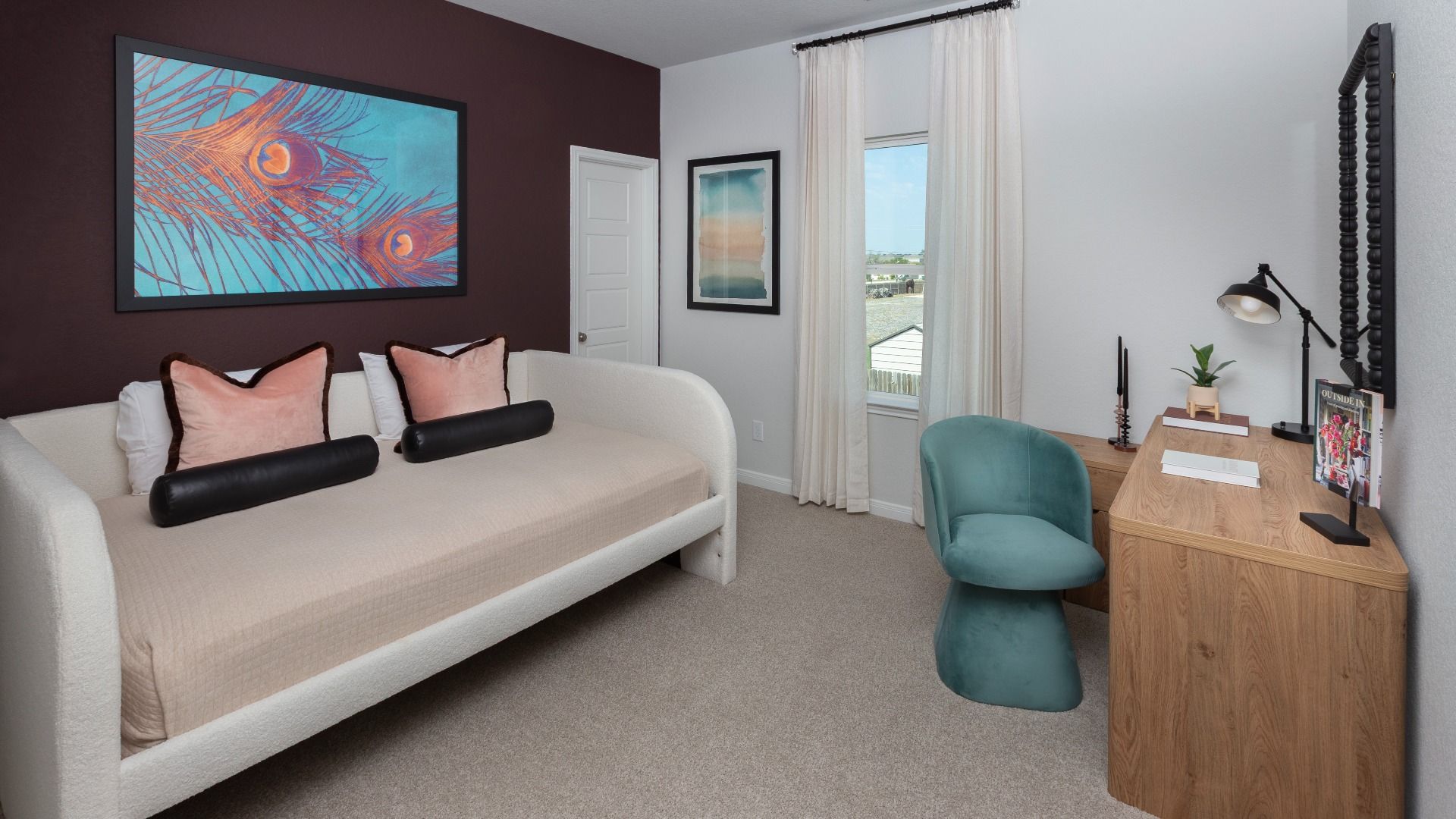 Katzer Ranch Model Home Secondary Bedroom