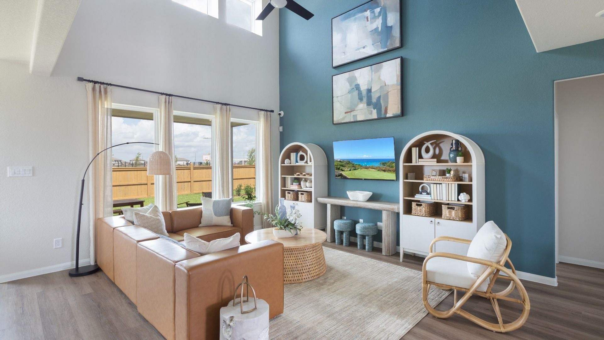 Bluestem Model Family Room