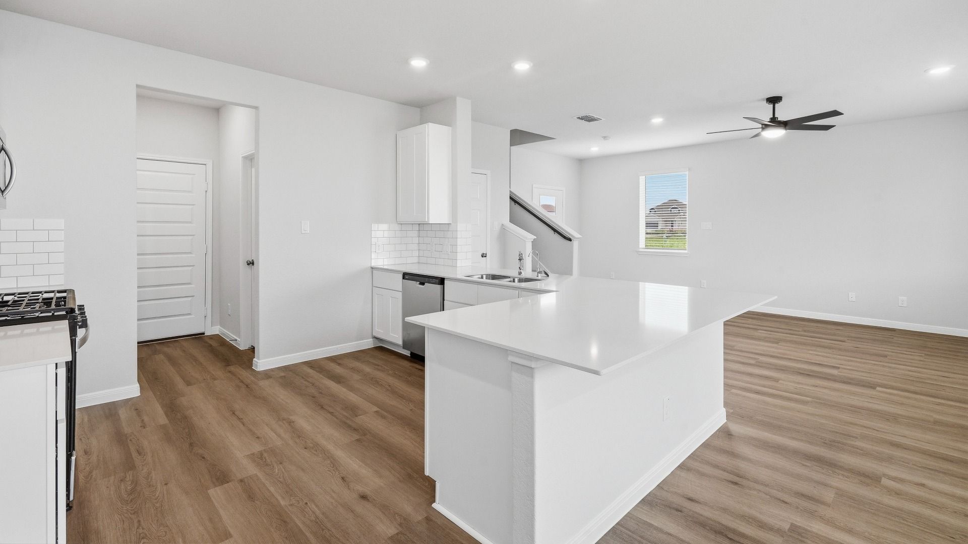Kitchen to Family Room