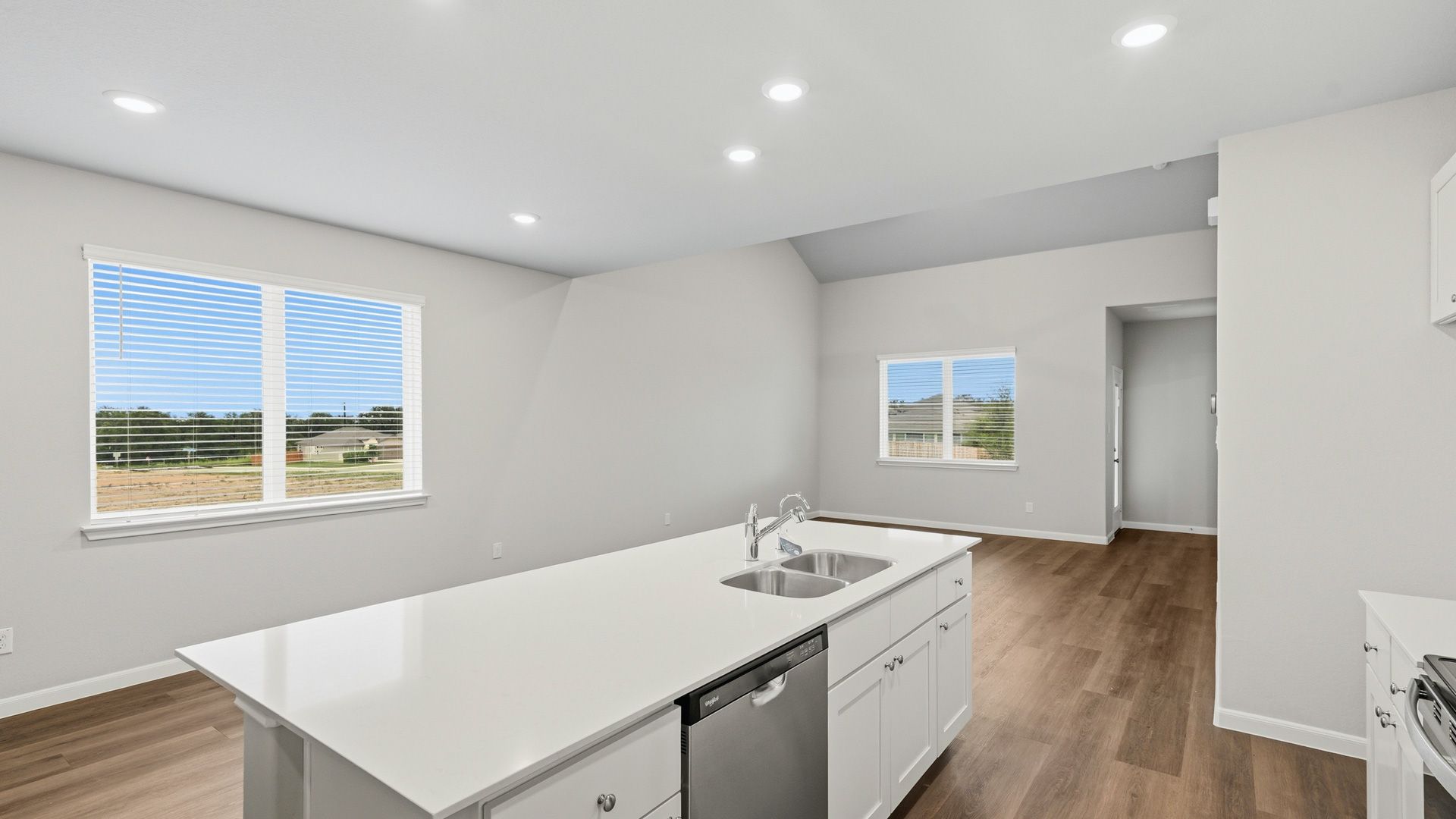 Kitchen to family room