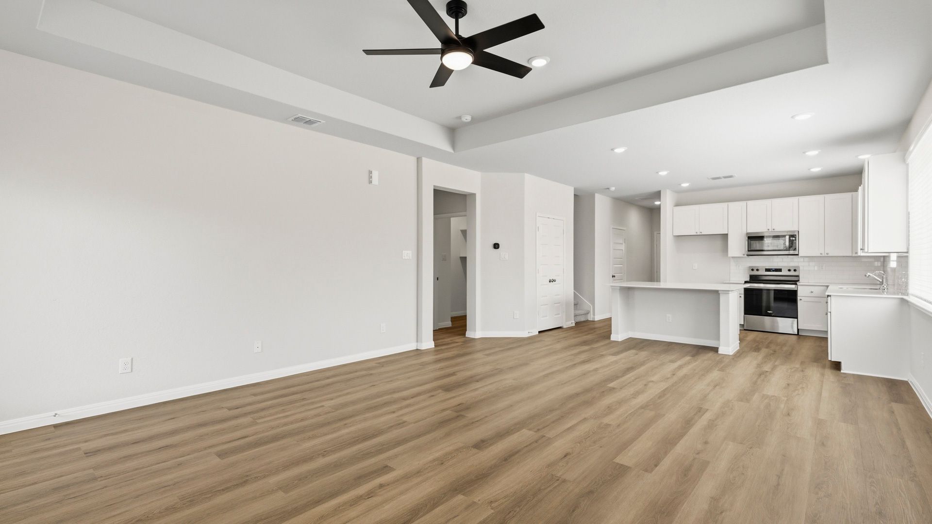 Family room to dining