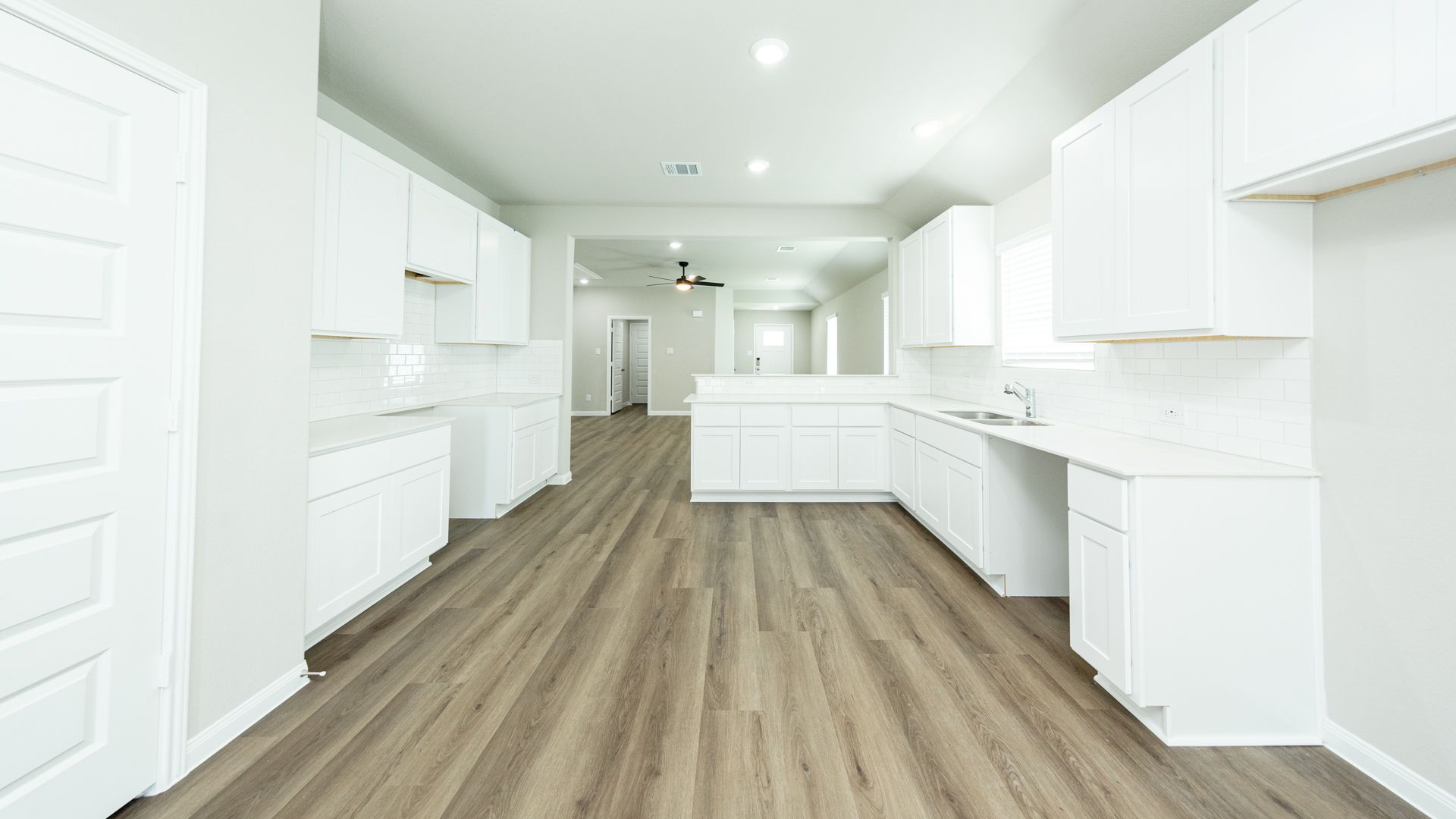 Dining Area to Kitchen and Family Room