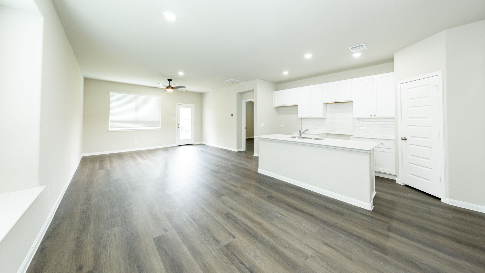 Dining Area to Kitchen and Family Room