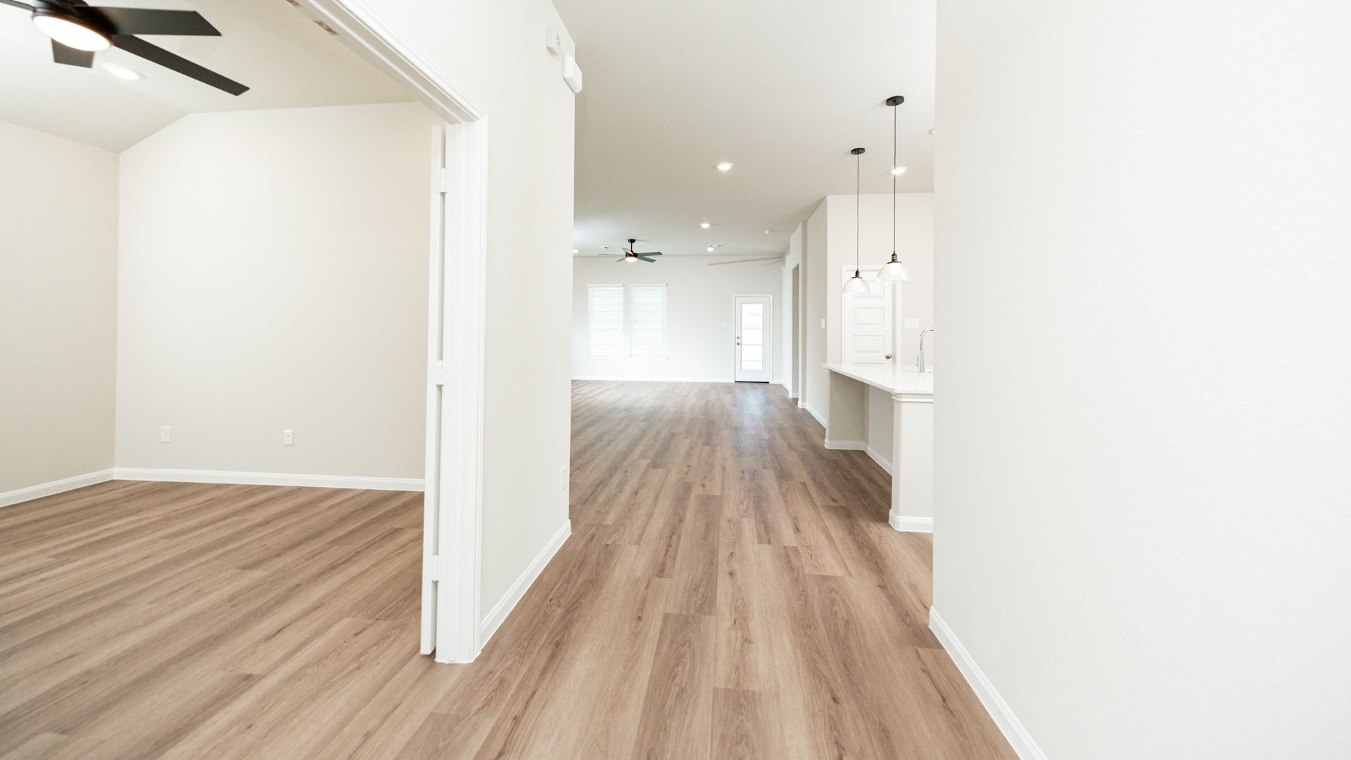 Hallway to Flex Room and Family Room