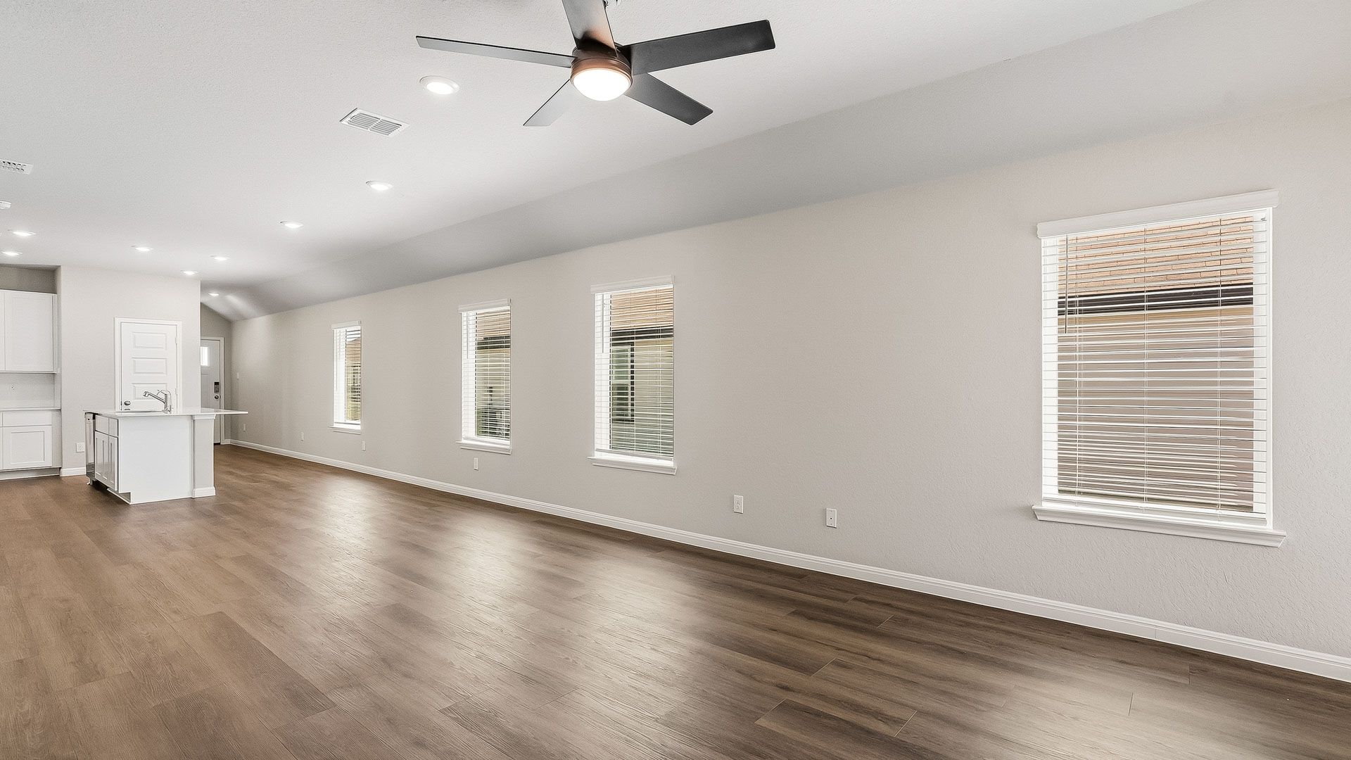 Family Room to kitchen