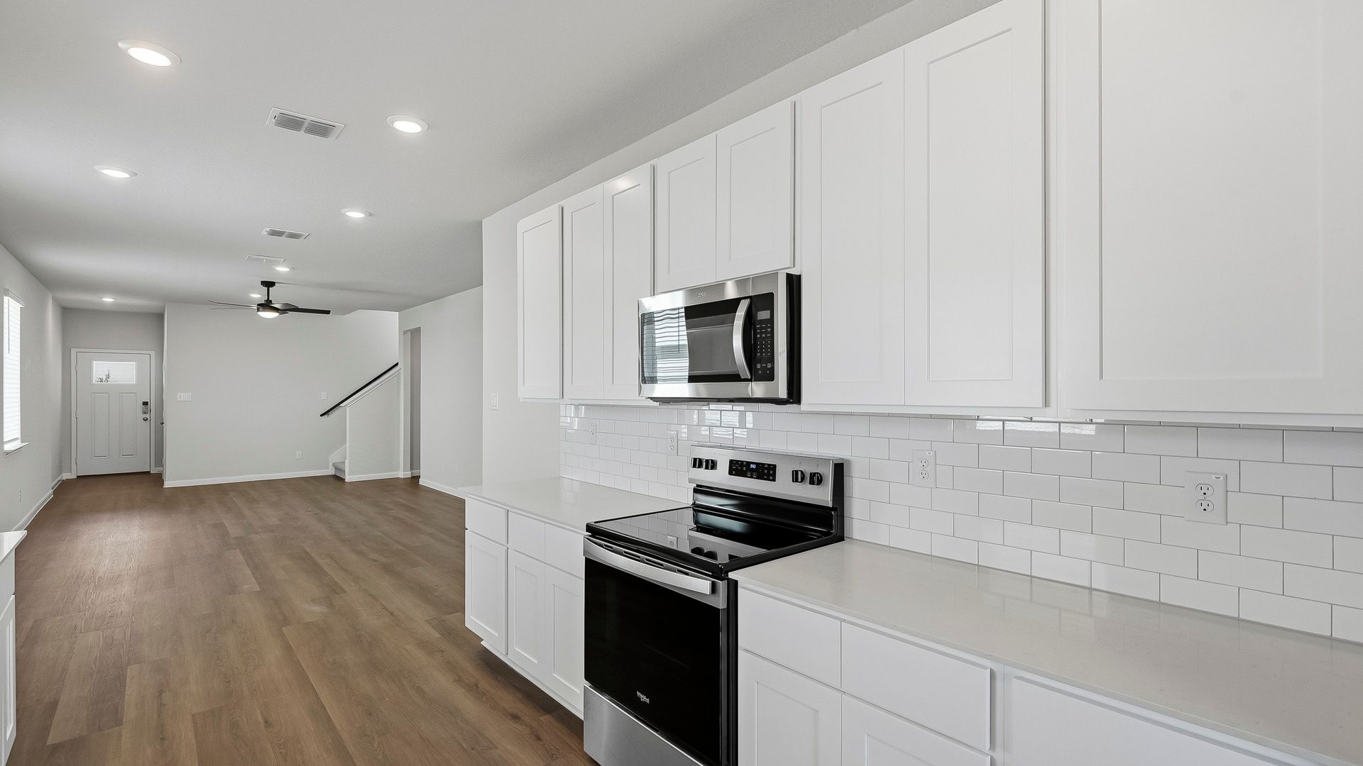 Kitchen to family room
