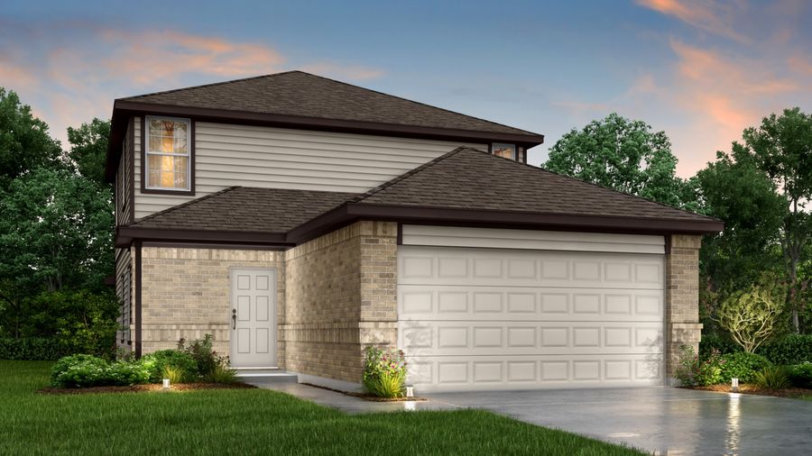 The Brenham floor plan