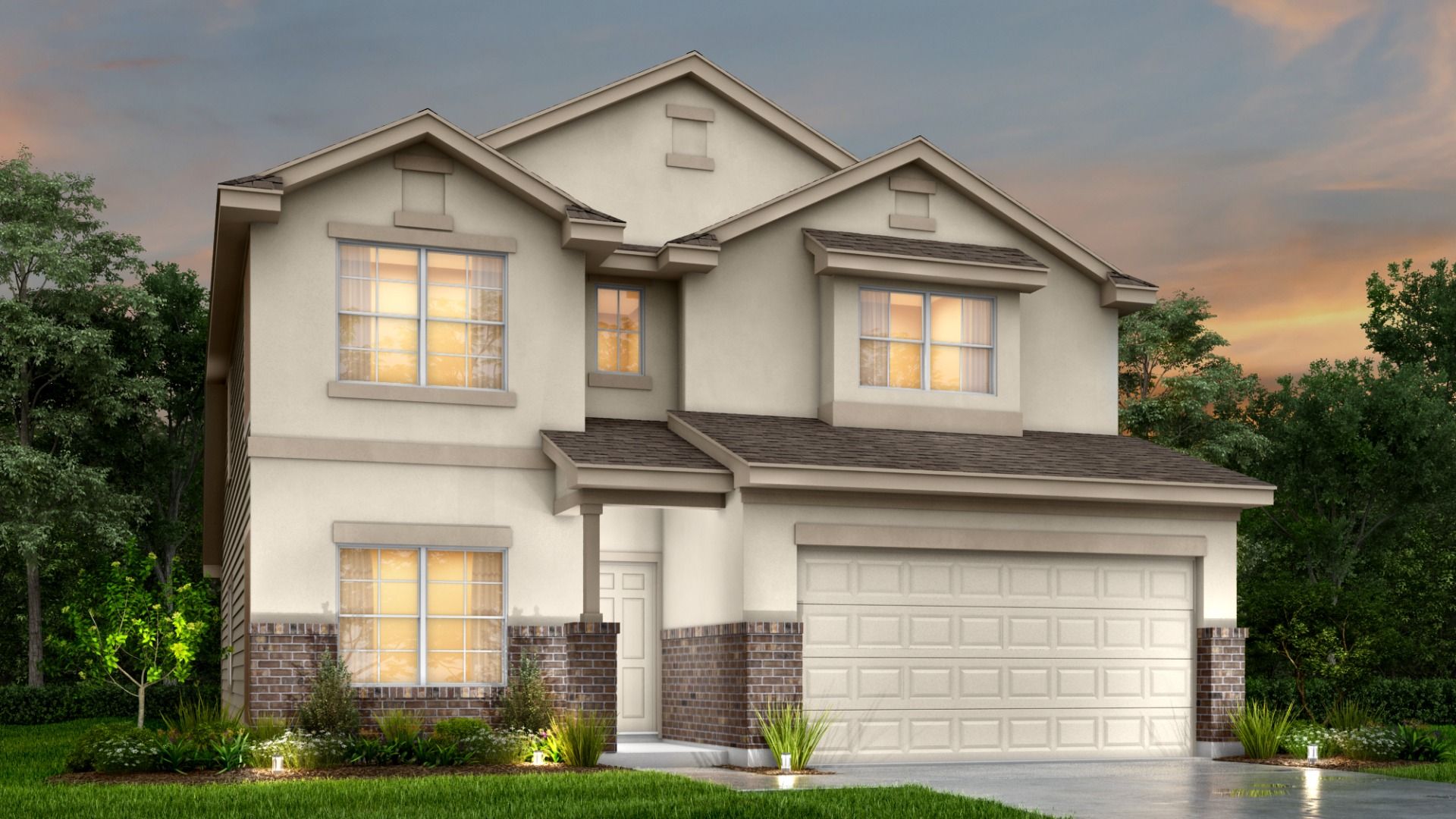 The Ellington Plan at Dauer Ranch in New Braunfels, TX by Legend Homes