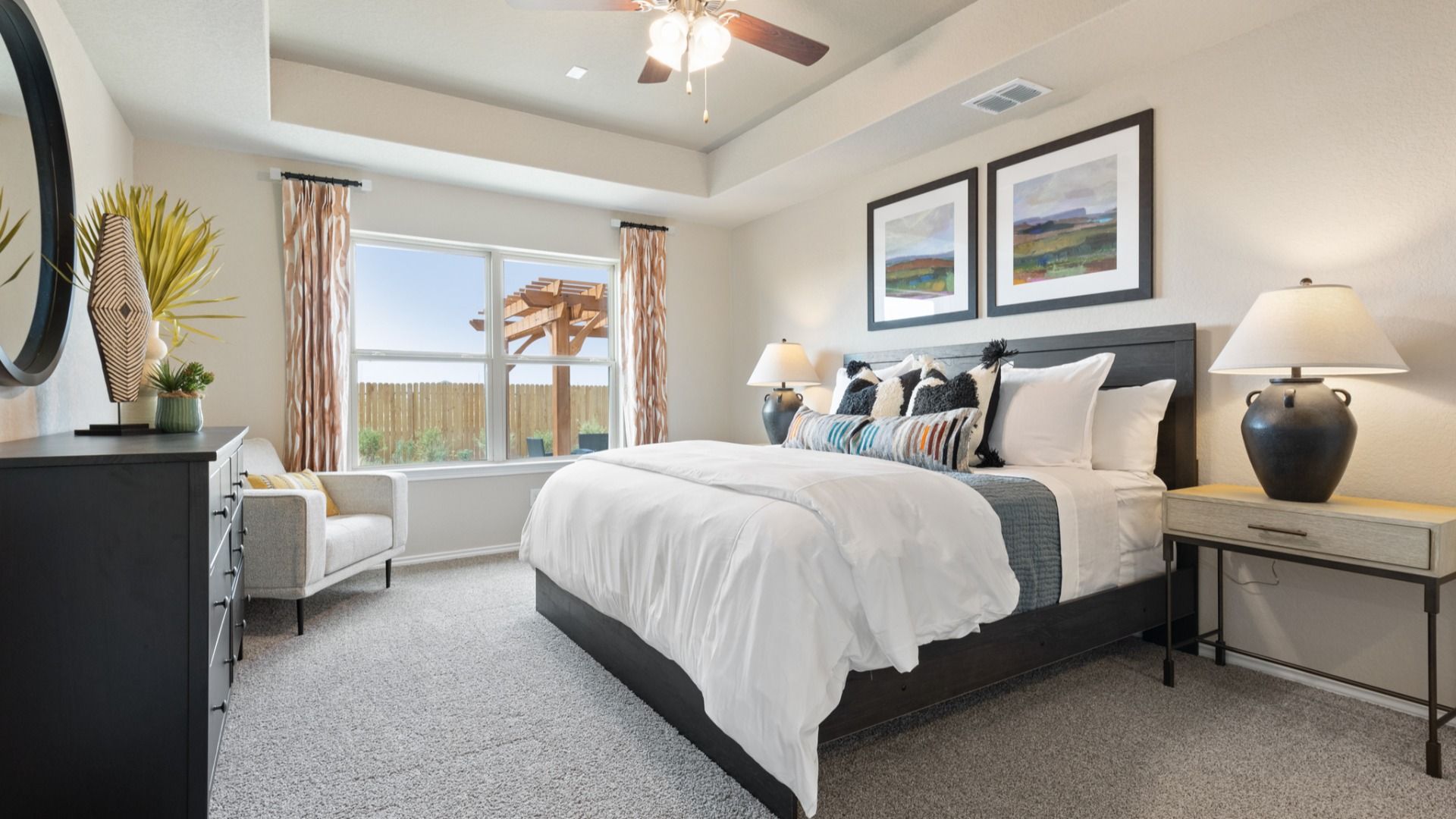 Swenson Heights Model Home Primary Suite