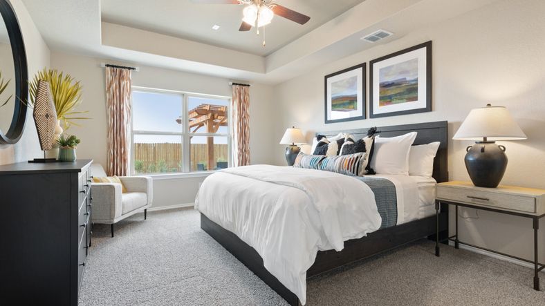 Swenson Heights Model Home Primary Suite