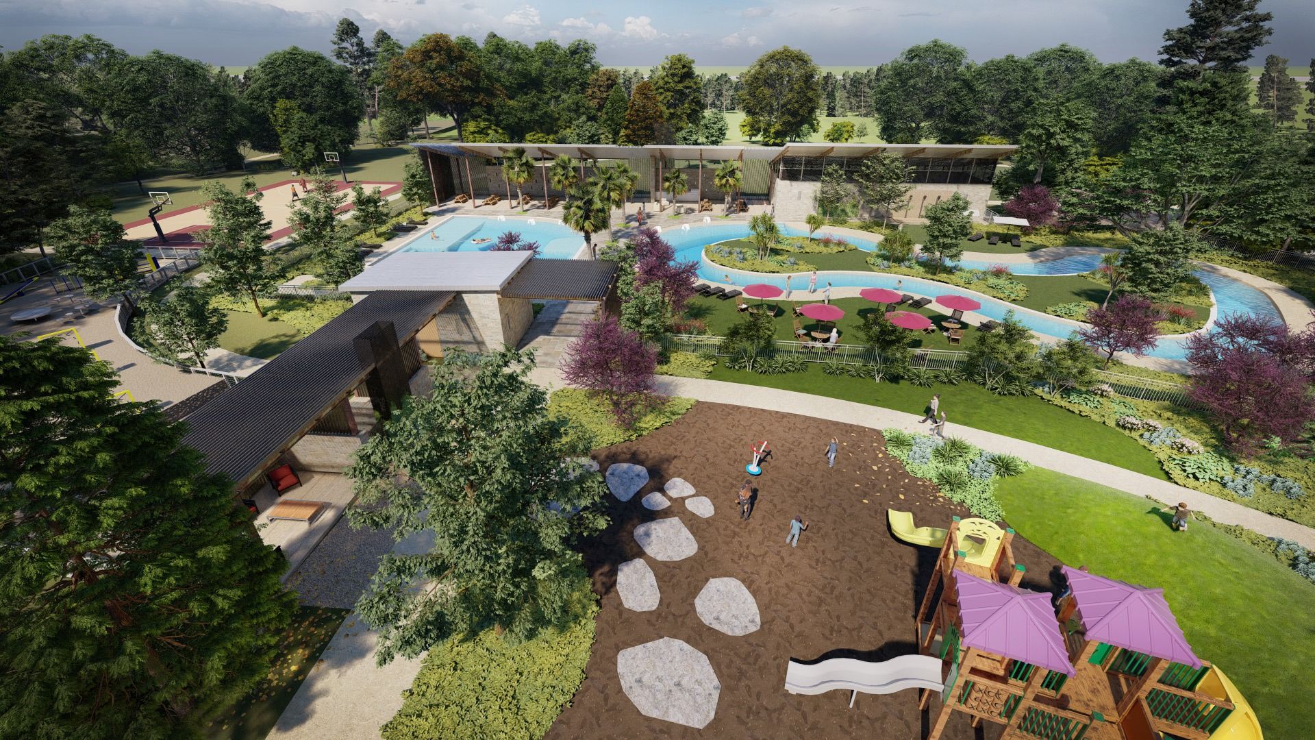 Hickory Ridge Amenity Rendering