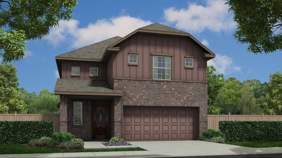 The Briscoe by Legend Homes in Houston TX