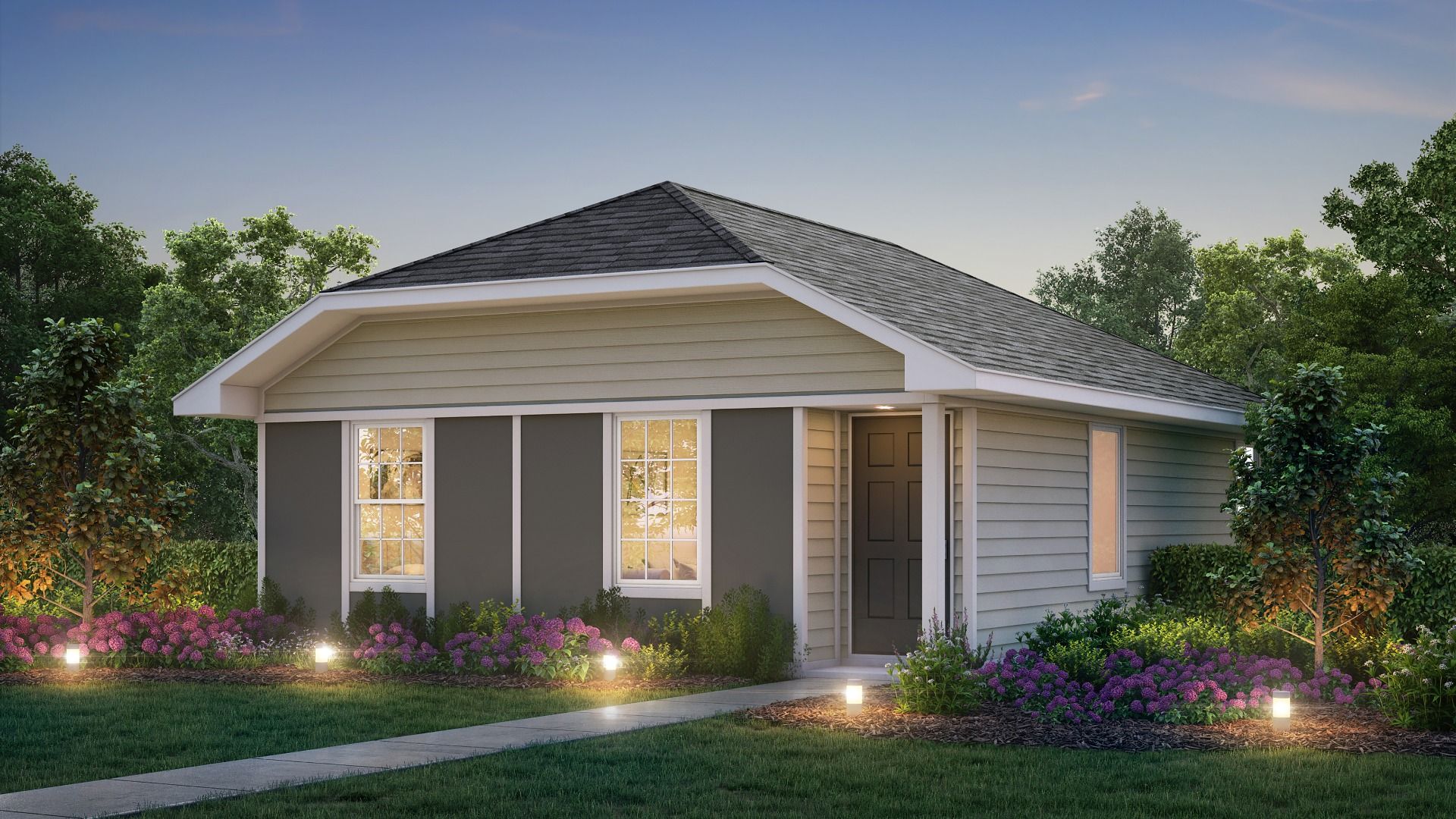 The Hudson Plan at Hunter's Creek in Huntsville, TX by Legend Homes