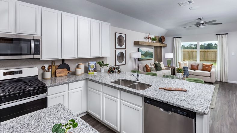 Granger Pines Model Home Kitchen