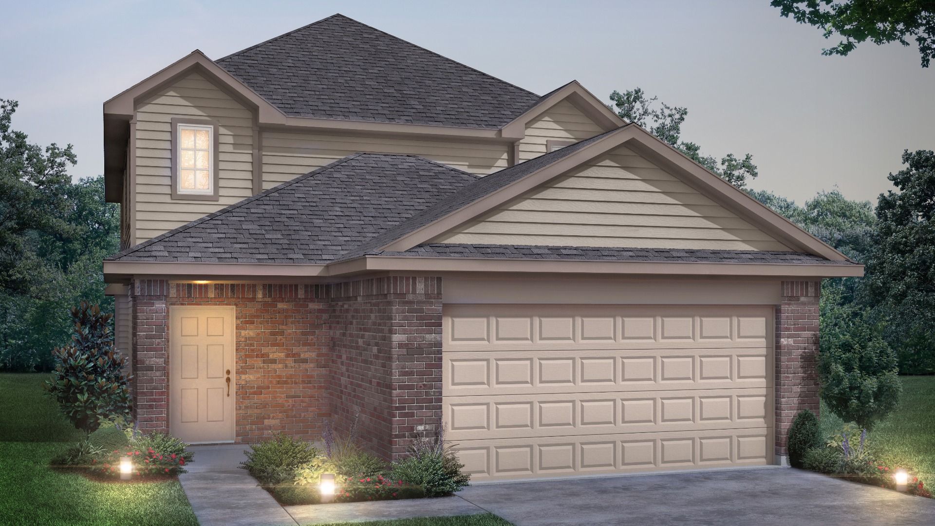 The Redbud Plan at Sycamore Landing in Fort Worth, TX by Legend Homes