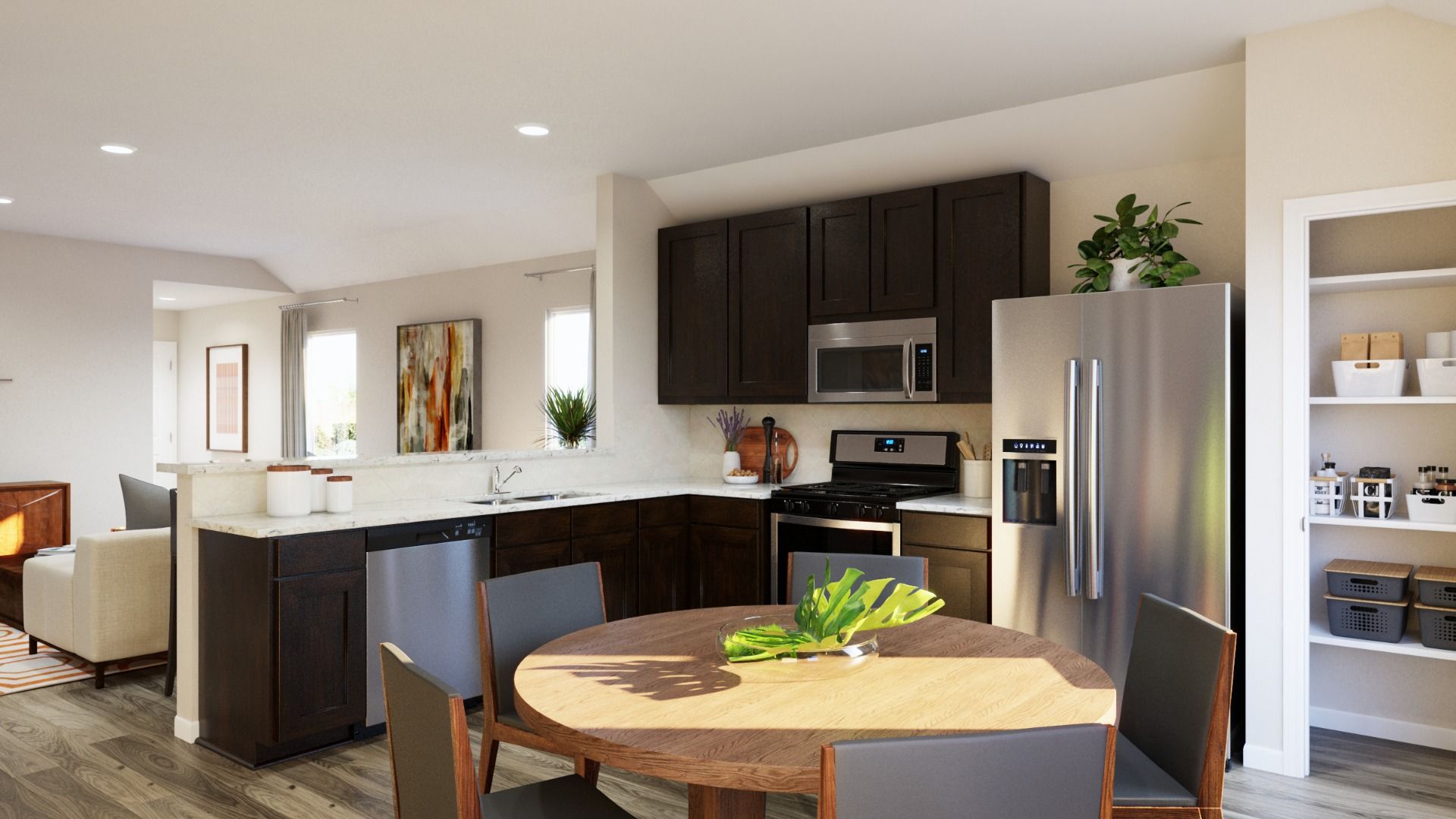 Dining Area & Kitchen