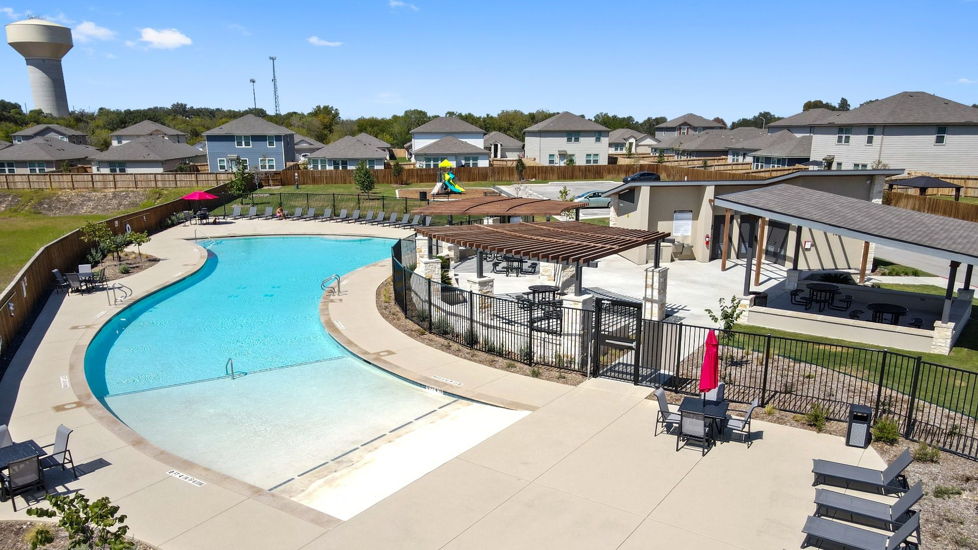 Abbott Place Amenity Center Aerial