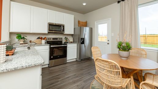Wayside Village Model Kitchen and Dining Area