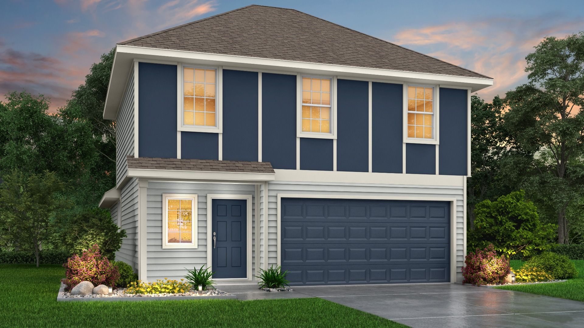 The Lakeland floor plan