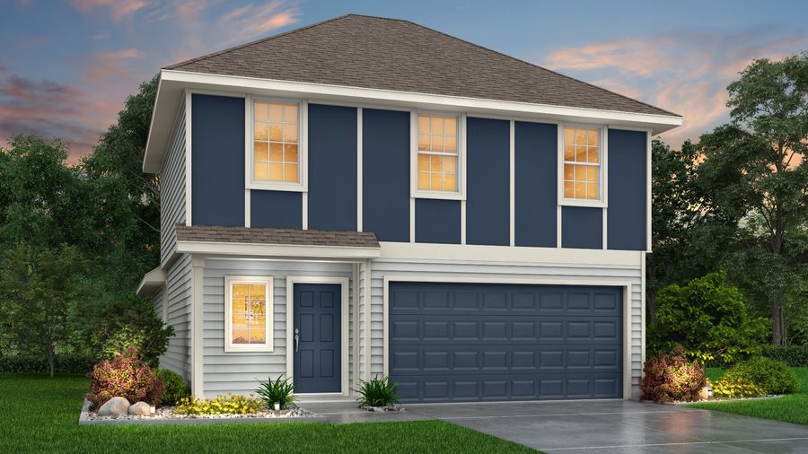 The Lakeland floor plan