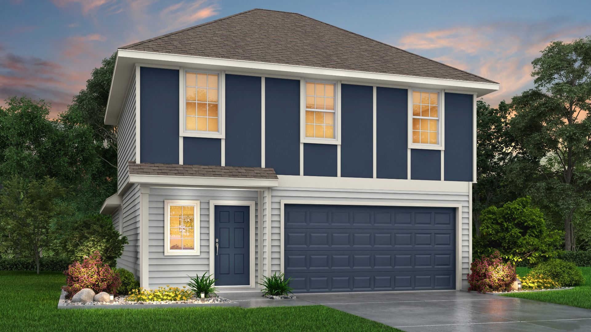 The Lakeland floor plan