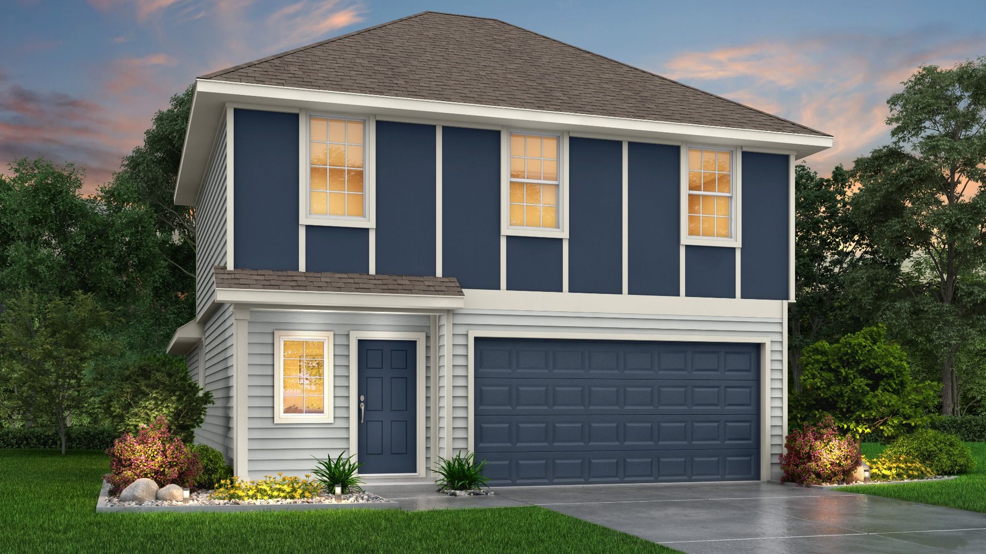 The Lakeland floor plan