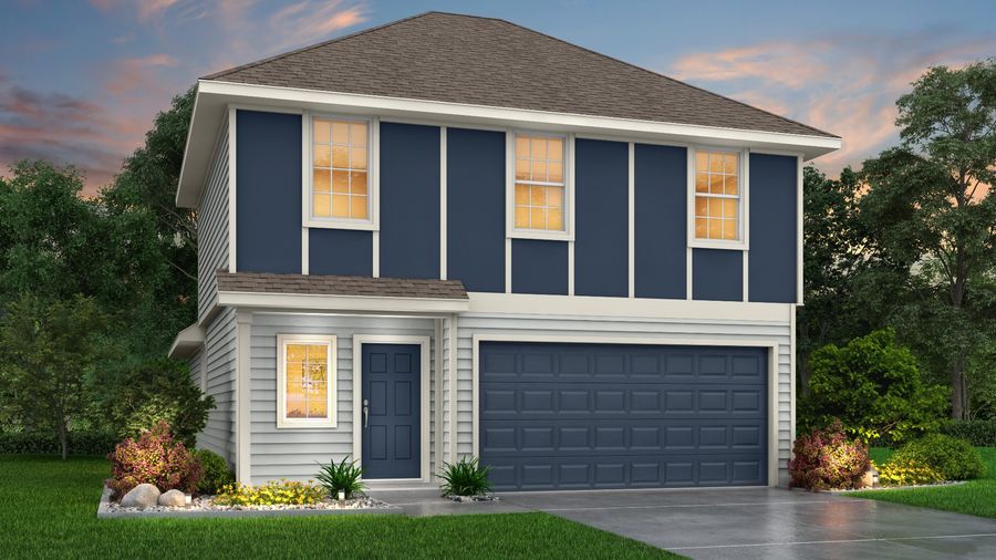 The Lakeland floor plan