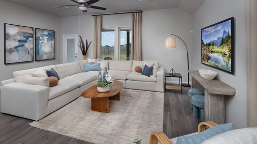 Bluestem Model Family Room