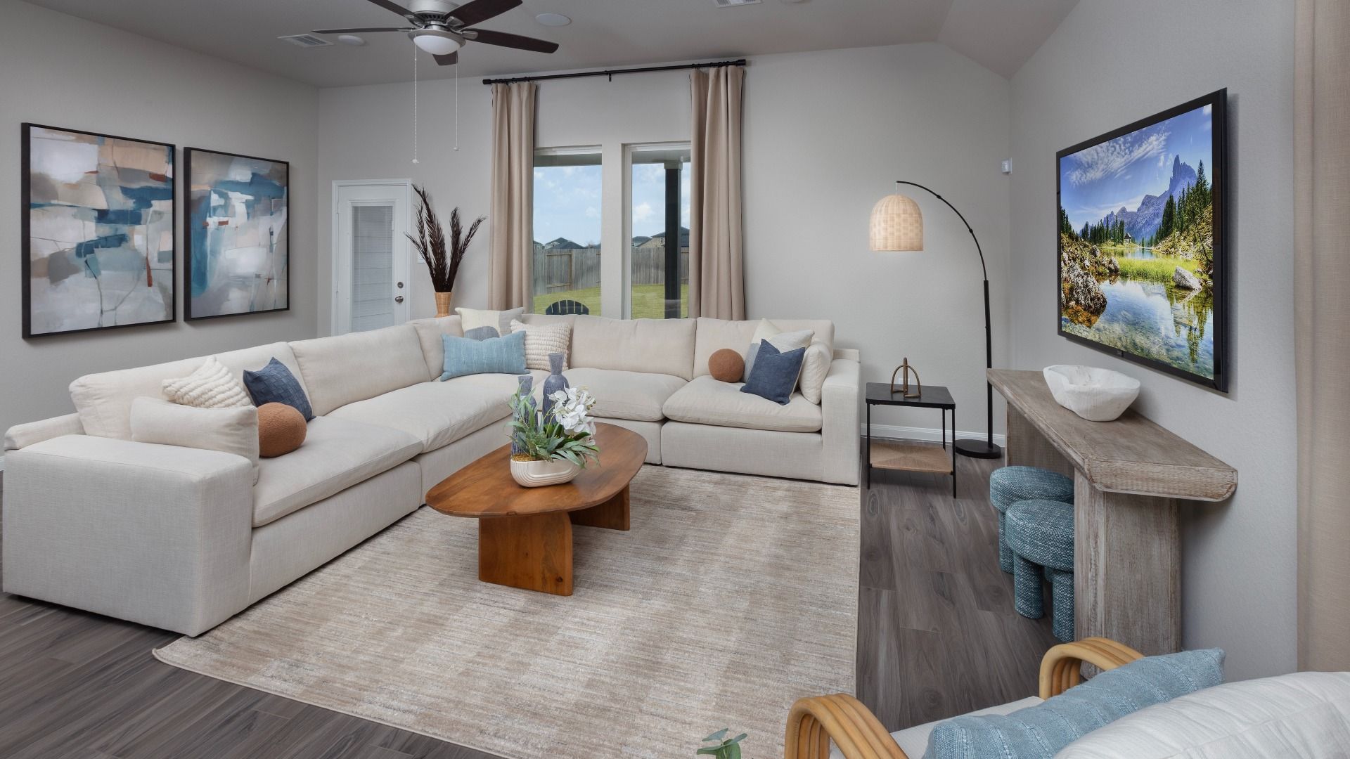 Bluestem Model Family Room