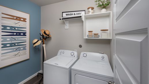 Bluestem Model Laundry Room