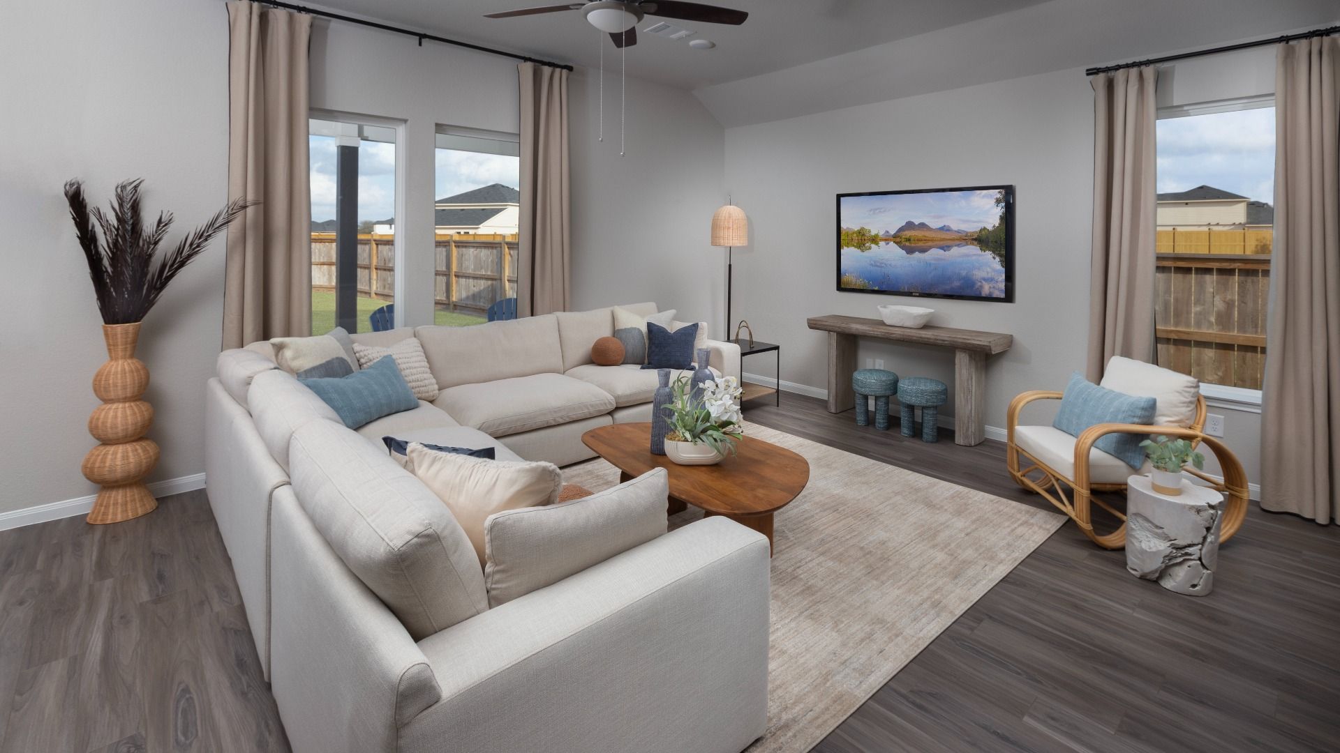 Bluestem Model Family Room