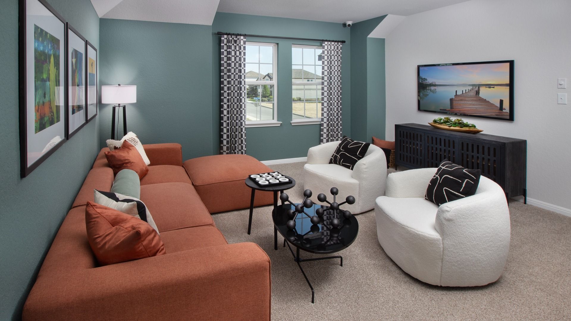 Hunters Ranch Model Home Game Room