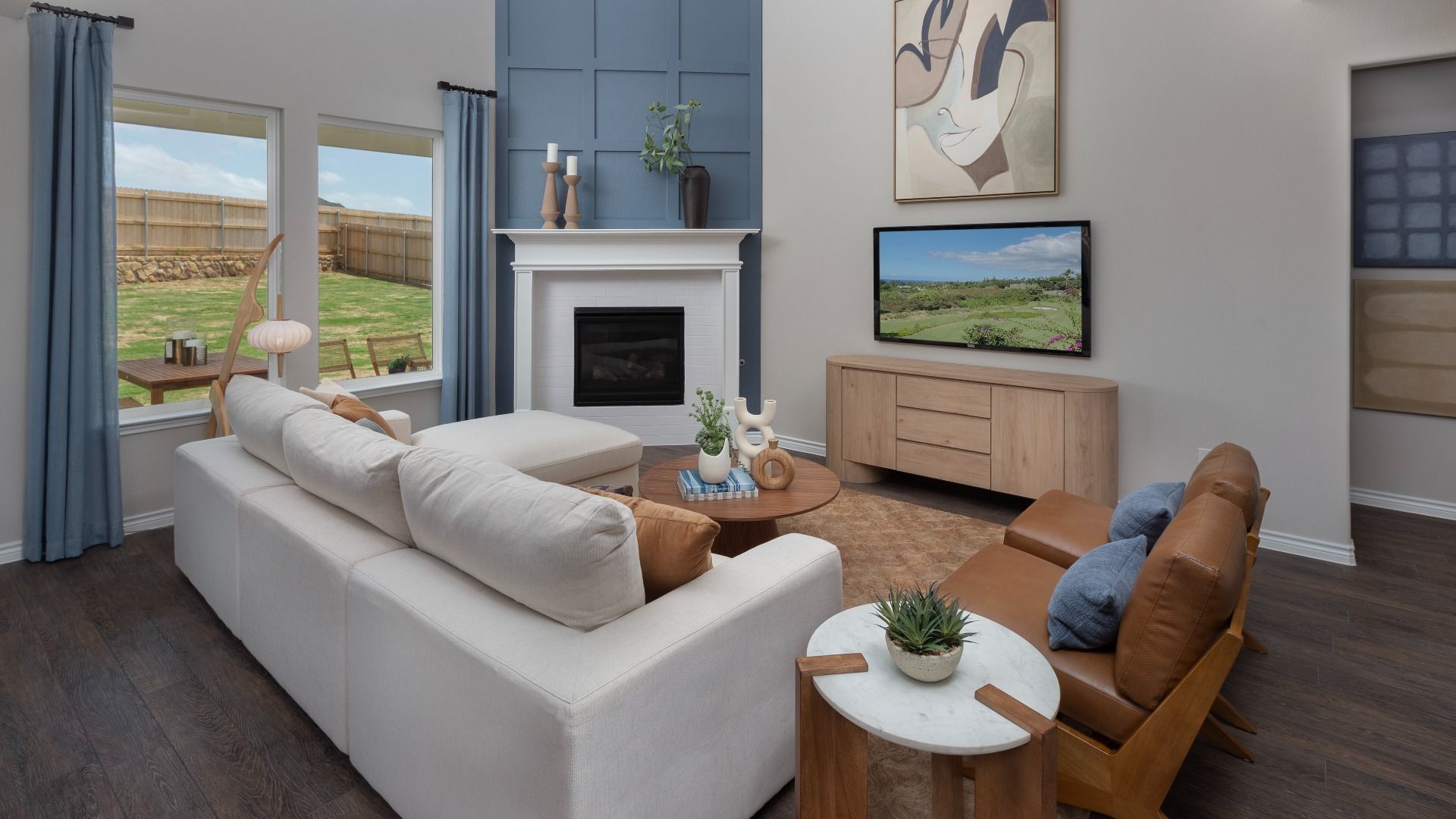 Rocky Creek Crossing Model Home Family Room