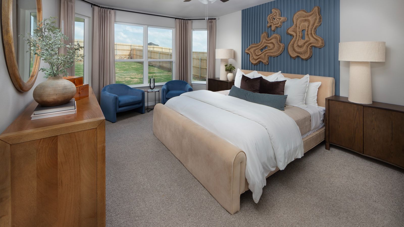 Rocky Creek Crossing Model Home Primary Suite