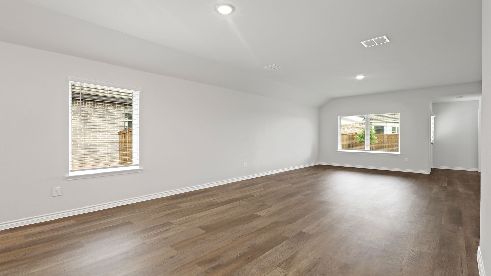 Dining room to family room