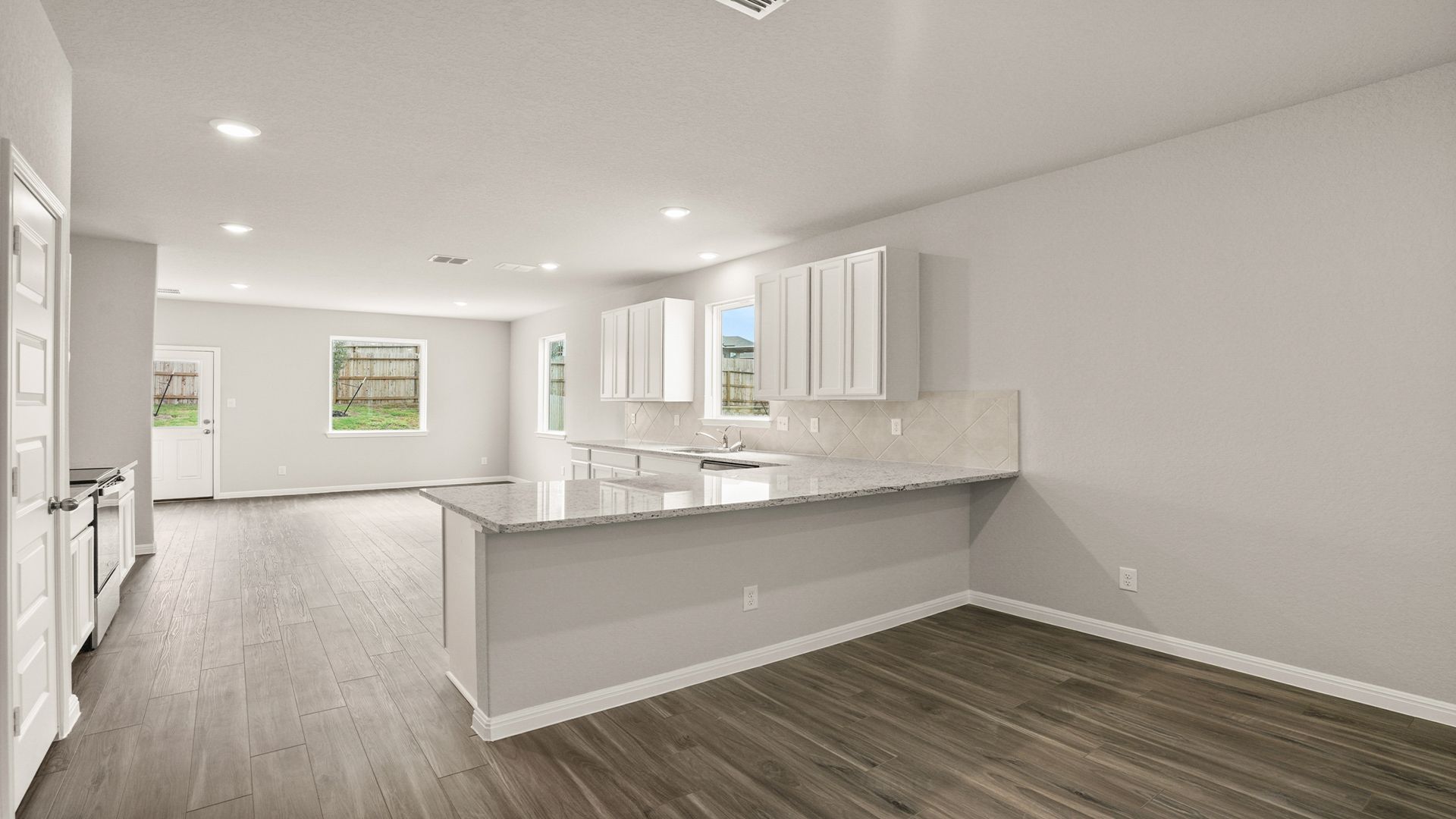 Kitchen to Dining