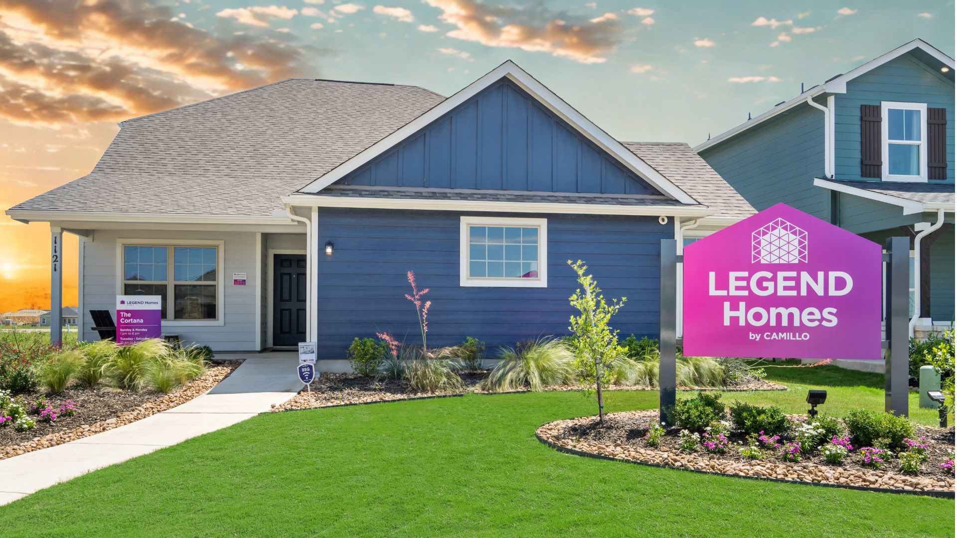 Swenson Heights Model Home Exterior