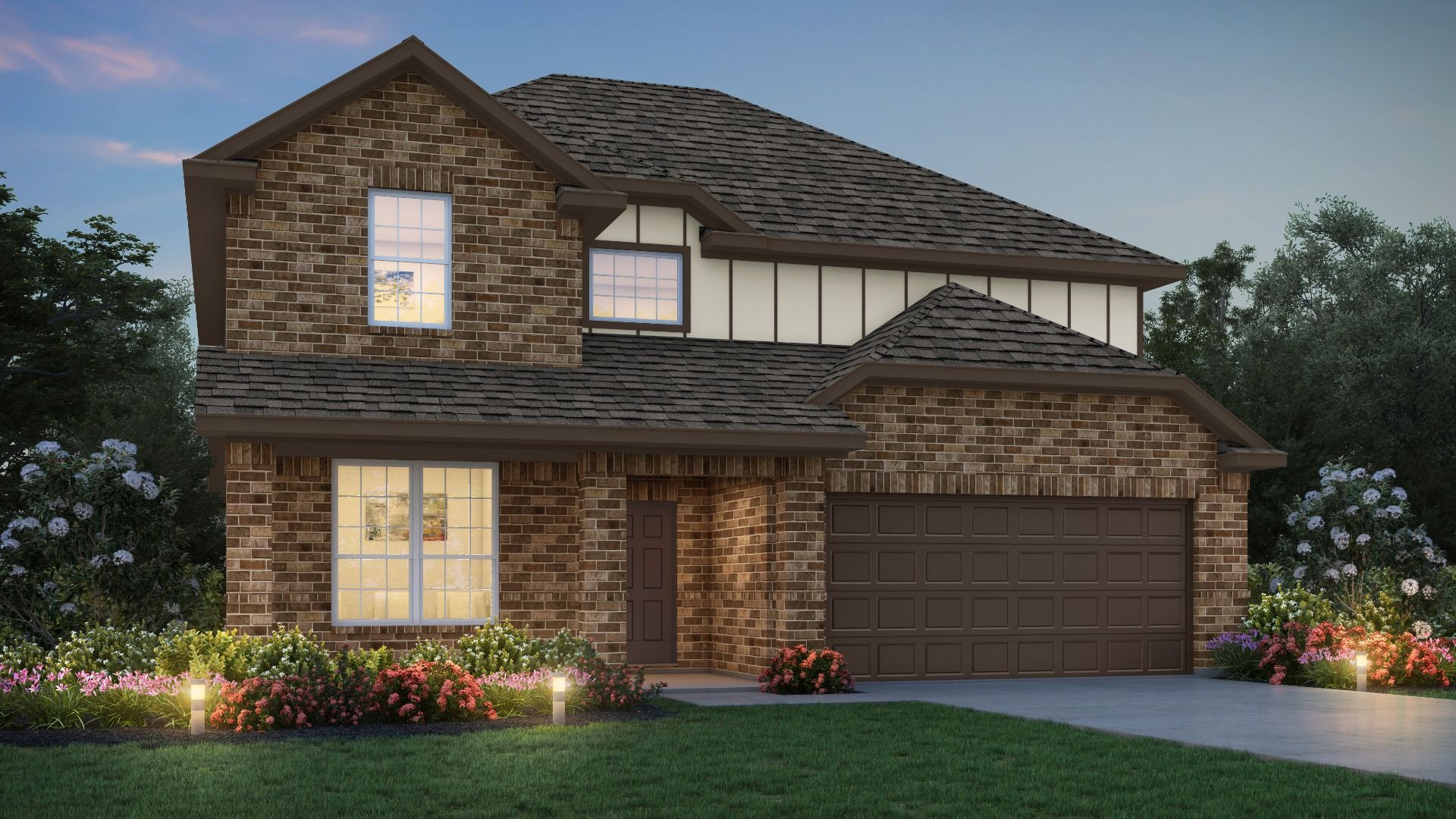 The Hawthorn - Rocky Creek Crossing: Crowley, Texas - Legend Homes