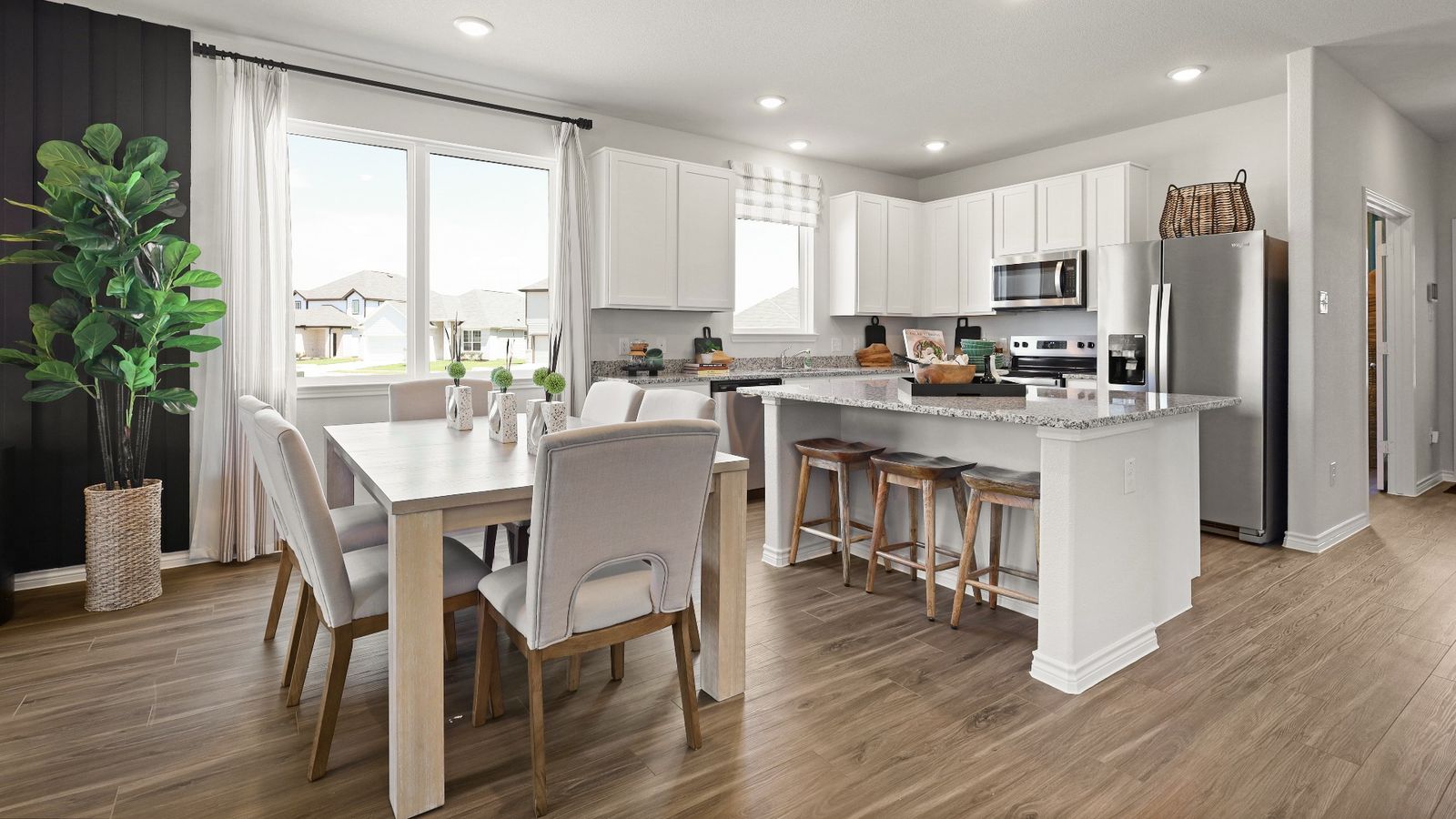 Model Home Kitchen and Dining