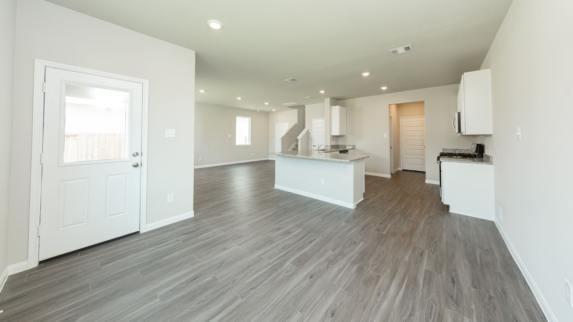 Dining Area to Kitchen and Family Room